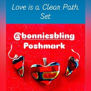 Bonnie’s Bling One Of A Kind Fused Glass Jewelry and Accessories to wear.